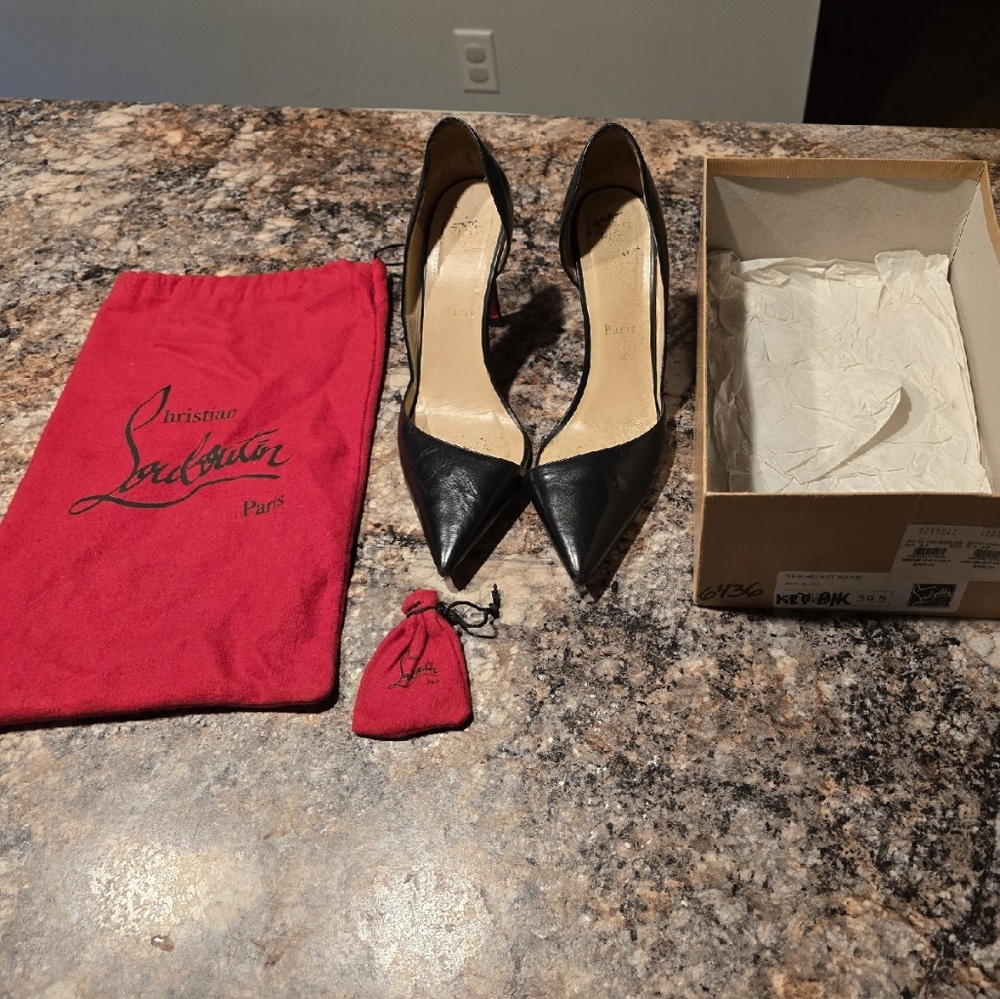 Christian Louboutin's New Helmut Black sz 9.5